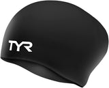 TYR Silicone Wrinkle Free Long Hair Swim Cap - Swimventory