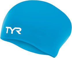 TYR Silicone Wrinkle Free Long Hair Swim Cap - Swimventory
