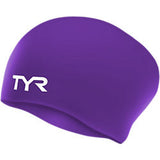 TYR Silicone Wrinkle Free Long Hair Swim Cap - Swimventory