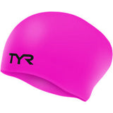 TYR Silicone Wrinkle Free Long Hair Swim Cap - Swimventory