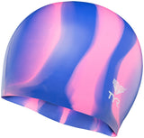 TYR Silicone Wrinkle Free Multi Color Swim Cap - Swimventory