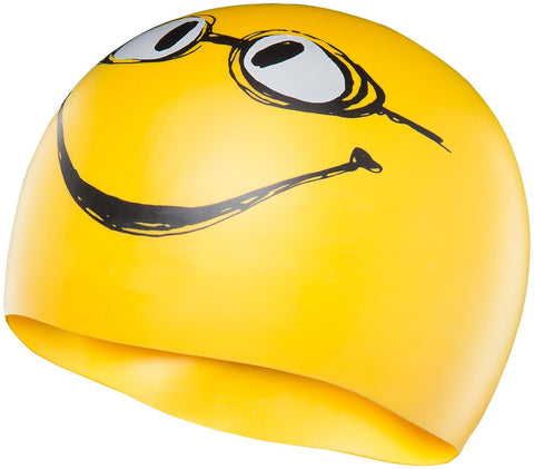 TYR Silicone Wrinkle Free Novelty Swim Cap Swimventory